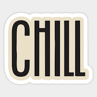 Chill Sticker